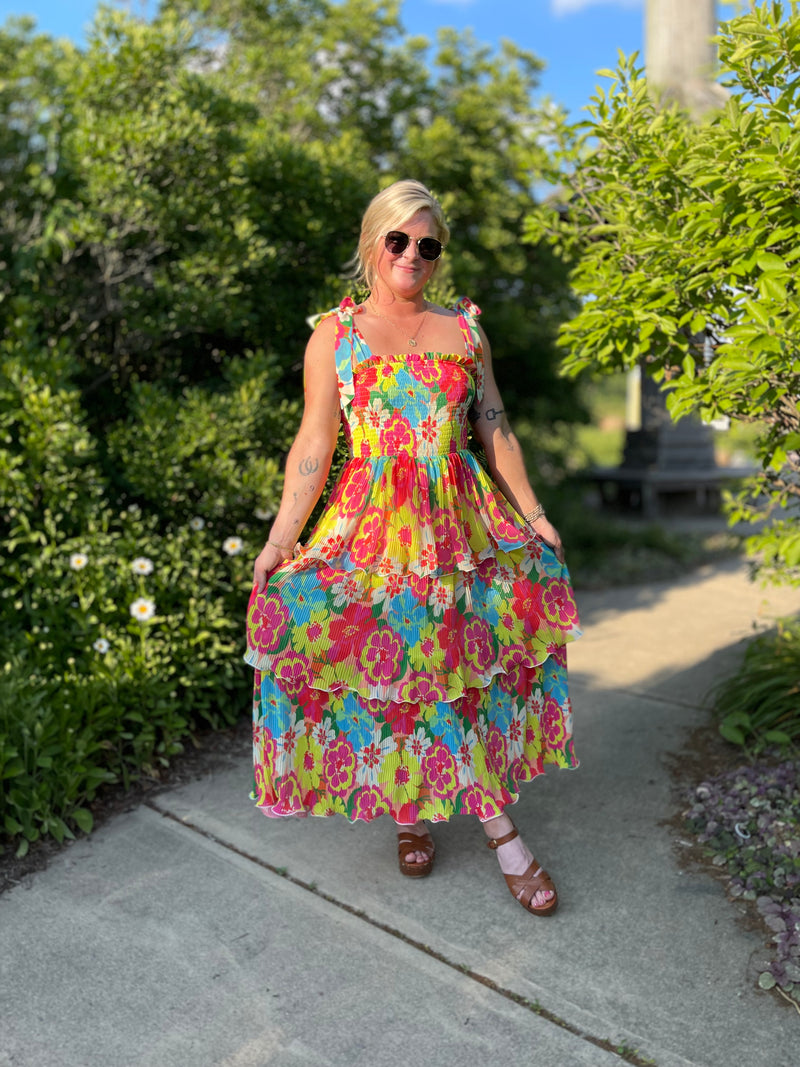 Waves of Summer, Maxi Dress