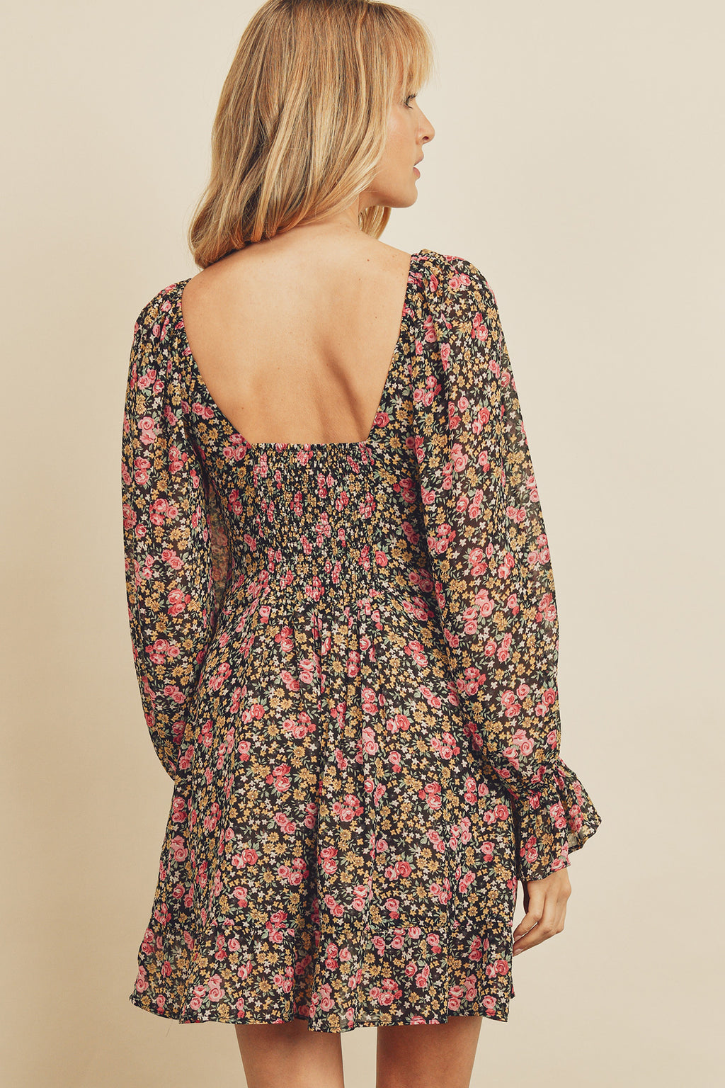 Blooming Floral, Babydoll Dress